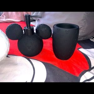 Mickey soap dispenser and toothbrush holder